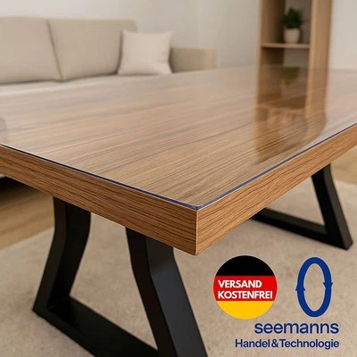 Tischdecke Tischfolie 2mm Transparent Klar Tischschutz Tischmatte Abwaschbar PVC - Bild 1 von 4