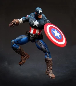 MARVEL LEGENDS SERIES 8 ULTIMATE CAPTAIN AMERICA (2004) - Imagen 1 de 1