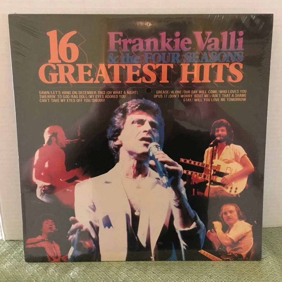 FRANKIE VALLI & THE FOUR SEASONS   LP  16 GREATEST HITS - Image 1 of 2