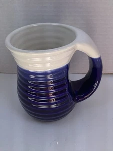 Cozy Mug schwere Keramiktasse erhabenes Rippendesign bunte Glasuren 5” x 5” NEU - Bild 1 von 7