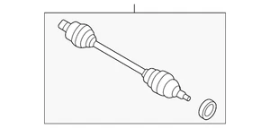 Assemblage d'essieu d'origine Mazda GD56-25-60XB - Photo 1/2