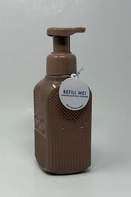 NUEVO Dispensador de recarga de jabón espumoso suave floral marrón Bath & Body Works Foto 1 de 3