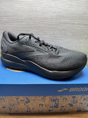 Zapatos Brooks Ghost 16 para mujer 9.5 2E negros ébano carretera carrera correr neutros Foto 1 de 4