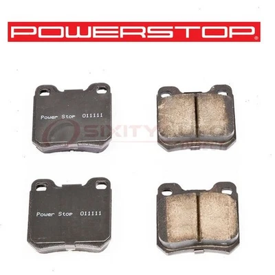 PowerStop Rear Disc Brake Pad Set for 1997-1998 Saab 900 - Braking Stopping zx Foto 1 de 4