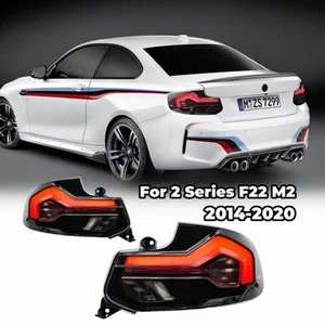 LED Tail Lights For BMW 2 Series F22 M2 2014-2020 Seqential Turn Signal Upgrade - Foto 1 di 1