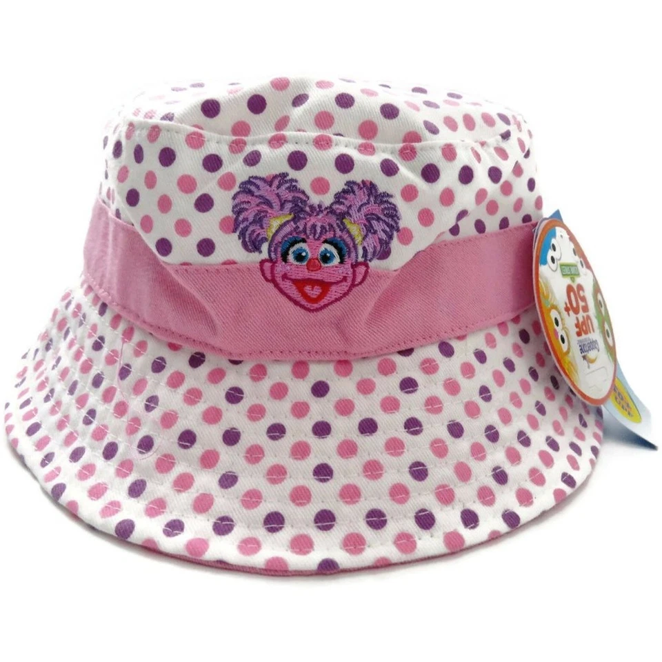 Sesame Street ABBY CADABBY SOMBRERO Cubo Sol Lunares Verano Nuevo Talla Única Foto 1 de 4