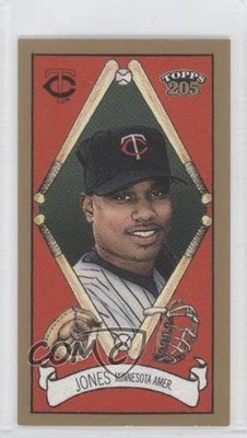 2003 Topps 205 Brooklyn Back Mini Jacque Jones #106 - Image 1 of 2