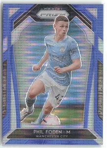 2020-21 Panini Prizm Premier League #96 Phil Foden Blue Pulsar Prizm - Picture 1 of 2