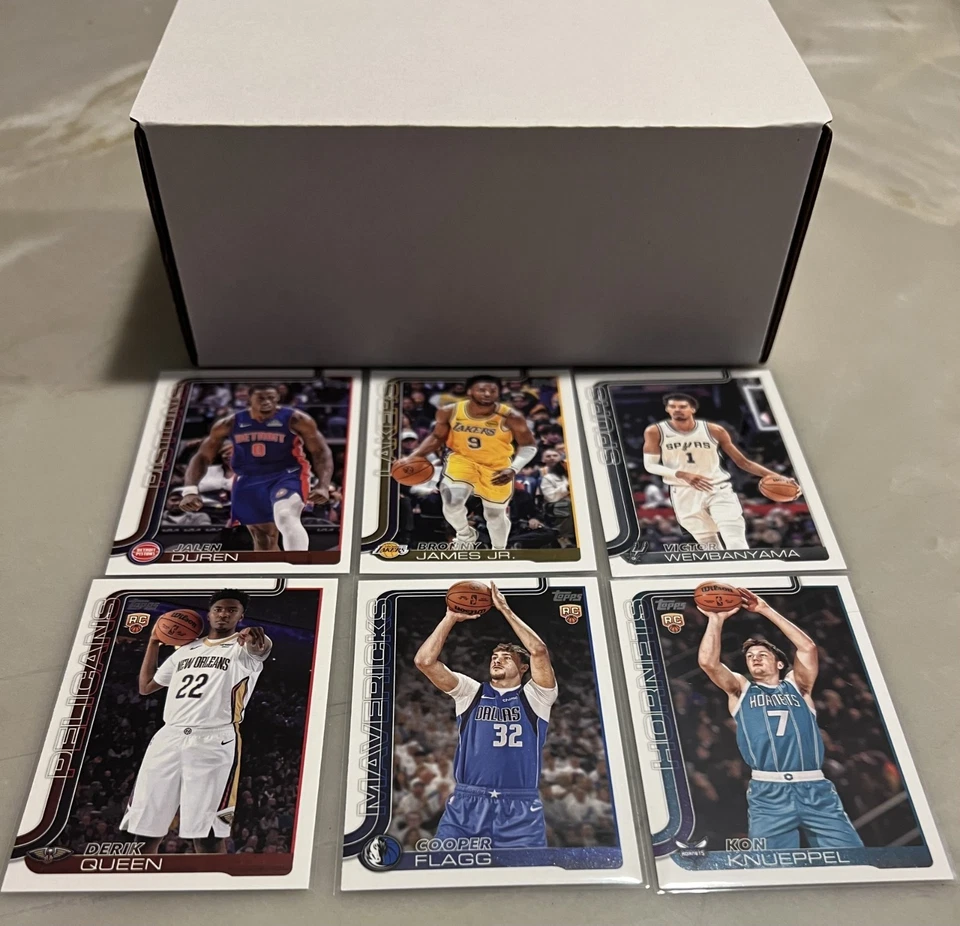 2025-26 Topps NBA Basketball Complete Base Set #1-300 Cooper Flagg RC - Image 1 of 1