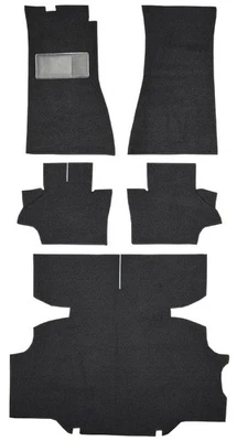 Repuesto de alfombra para Nissan/Datsun 260Z 1974 - bucle - completo | completo Foto 1 de 4