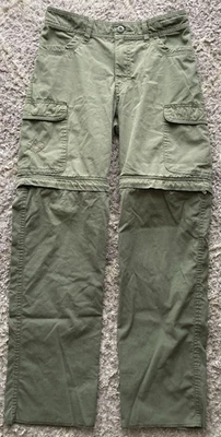 Boy Scouts BSA Class A Switchback Convertible Cargo Pants/Shorts Youth Size 12 - Image 1 of 4