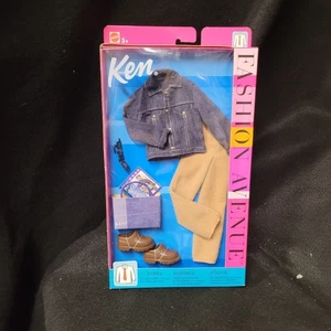 Barbie Fashion Avenue Ken 2002 Moda Denim Chaqueta Conjunto Mattel 56874 - Imagen 1 de 4