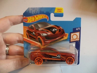 Hot Wheels grand cross toy car diecast hw track stars red 4/5 123/250 - Image 1 of 3