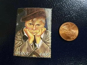 Jackie Cooper amerikanischer Schauspieler Ghana perforierte Briefmarke  - Bild 1 von 1