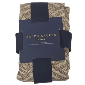 Ralph Lauren Maren Damien European Sham Neutral 26x26 Decorative Pillow Cover - Picture 1 of 4