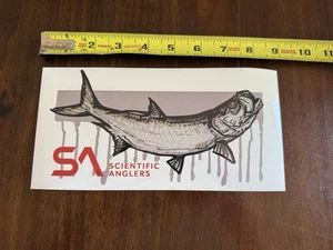 Scientific Anglers Inc Fliegenfischen Fisch Aufkleber/Aufkleber ca. 9" Neu authentisch - Bild 1 von 1