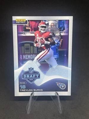 2022 Panini Instant Treylon Burks Draft Night 1/755 RC Rookie #14 Titans - Image 1 of 2