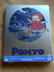 Ponyo Blu-ray/DVD Steelbook - Zavvi Limited OOP - Region B