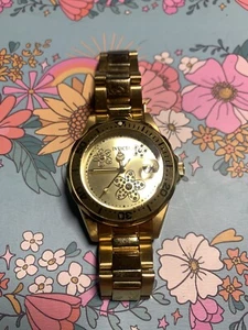 Invicta Women's Watch Pro Diver Rotating Bezel Gold Tone Dial Bracelet 12508 - Imagen 1 de 5