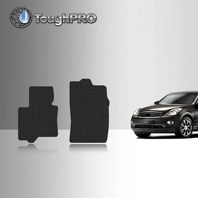 Alfombrillas delanteras ToughPRO negras para Infiniti EX37 All Weather Custom Fit 2013 Foto 1 de 4