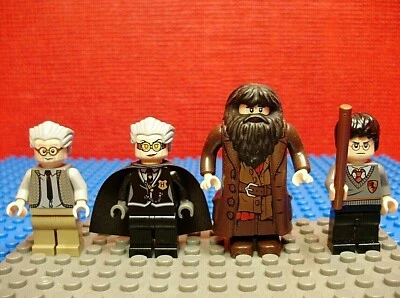 LEGO HARRY POTTER MINIFIGURAS: ERNIE PRANG, MADAM HOOCH, HAGRID Y HARRY Foto 1 de 4
