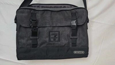 7 Eleven Ogio Bolso Mensajero Laptop Bolso Cartera Gris Negro 7-11 7/11  Foto 1 de 4