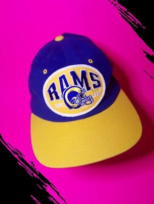 Vintage Los Angeles Rams Patch Snapback Hat Cap With Tags - Image 1 of 4