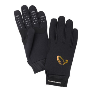 Savage Gear Neoprene Stretch Glove Black Größe M L XL SG Handschuhe NEW