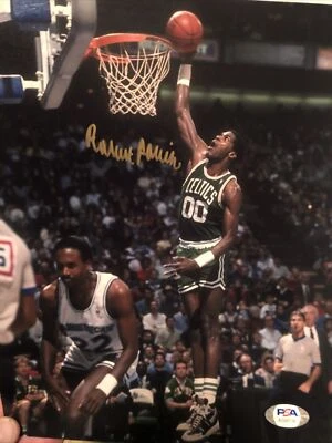 Robert  Parish signed 8x10 photo psa cert Boston celtics - Image 1 of 4