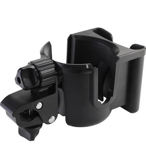 Portavasos Universal Cochecito con Soporte para Teléfono Portabotellas Giratorio 360° con... - Imagen 1 de 9
