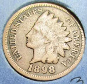 Centavo cabeza india 1898 160-81A36 - Imagen 1 de 2