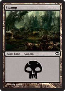 4x MTG Baisc Land Swamp #153 Planechase 2009 Edition Common Near Mint NM - Picture 1 of 1