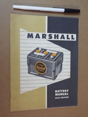 1960 Marshall Batteries original Australian 28 page catalogue - image 1 of 4