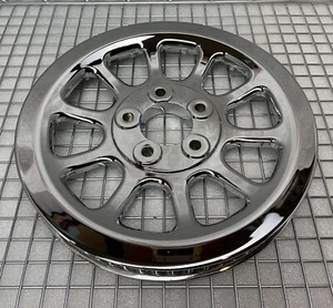 Harley 2018 25 Fat Boy polea 42200135 cromada con mancha #27 cambio de piñón - Imagen 1 de 8