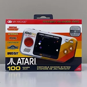 NEW! My Arcade Atari Pocket Player Pro Handheld Video Game System With 100 Games - Picture 1 of 8
