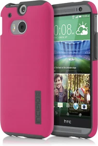 Incipio DualPro Case for HTC One M8 - Pink/Gray - Picture 1 of 10