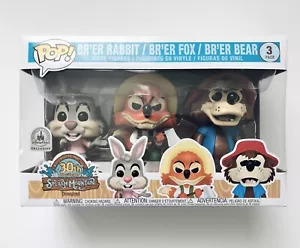 Disney Parks Splash Mountain Funko Pop Set di 3 nuovi con scatola - Brer coniglio, volpe, orso - Foto 1 di 7