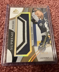 2019-20 UD SP Game Used Supreme Patches Steven Stamkos 3/15 - Picture 1 of 2
