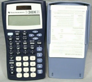 Texas Instruments TI-30X IIS Scientific Calculator Solar Powered Works Tested - Picture 1 of 4