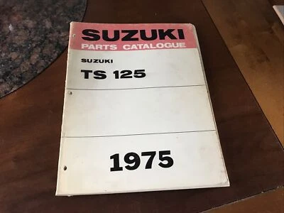 Catálogo de piezas Suzuki OEM 1975 TS 125 Foto 1 de 2