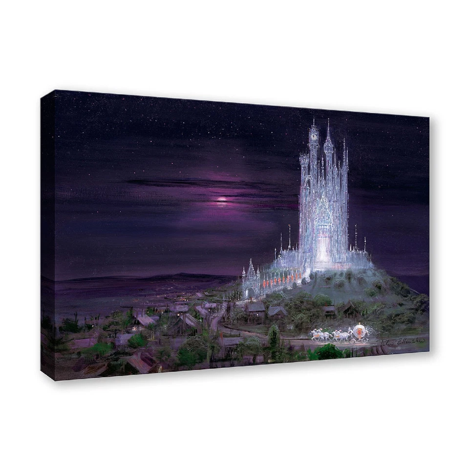 Glass Castle 16Hx24W Disney Fine Art by Peter Ellenshaw - Image 1 of 1