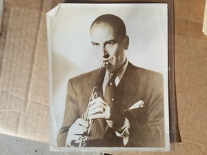 Vintage anni '40? Opuscolo + Foto Artie Shaw Clarinettista Compositore Musica Eph Collect - Foto 1 di 5