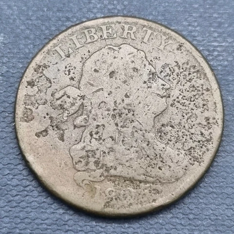 1805 Draped Bust Half Cent 1/2c Mid Grade VG + Details #44242 Cover