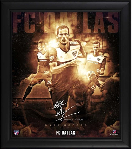 Matt Hedges FC Dallas Frmd 15" x 17" Stars of the Game Collage - Facsimile Cover
