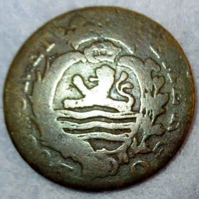 Certificate of Authenticity 1790 New York Penny Colonial Copper Cent Zeeland Min - Image 1 of 4