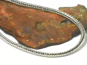 Collar balinés de 4,5 mm plata de ley 925 con cadena de serpiente - 50 cm - Imagen 1 de 7