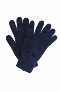 Guantes de cachemir The Wardrobe azul marino, talla única, 100 % cachemir - Imagen 1 de 1