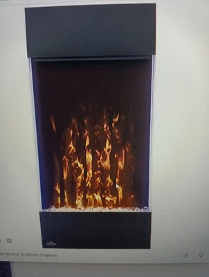 Chimenea Eléctrica Vertical Napoleon Allure 32" - Negra (NEFVC32H) Foto 1 de 4