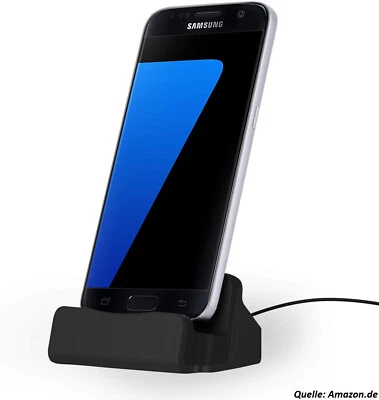 NessKa Dockingstation Ladestation Smartphones Micro-USB Typ B Anschluss - Bild 1 von 4