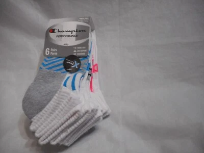 Champion's Performance 6 pares de zapatos para mujer al tobillo multicolor talla 5-9 Foto 1 de 4